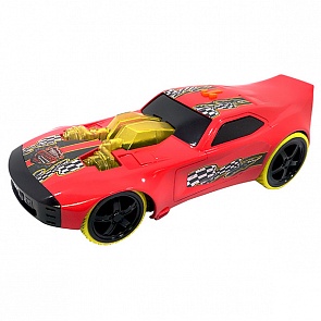 Машинка Hot Wheels со светом и звуком, красная, 32,5 см (Toy State, HW91621)